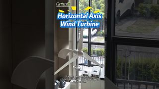 de horizontale turbine van de aswind