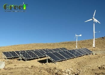 de turbine van-net/hybride van de zonnepaneelwind voor huisgenerator 5kw 10kw