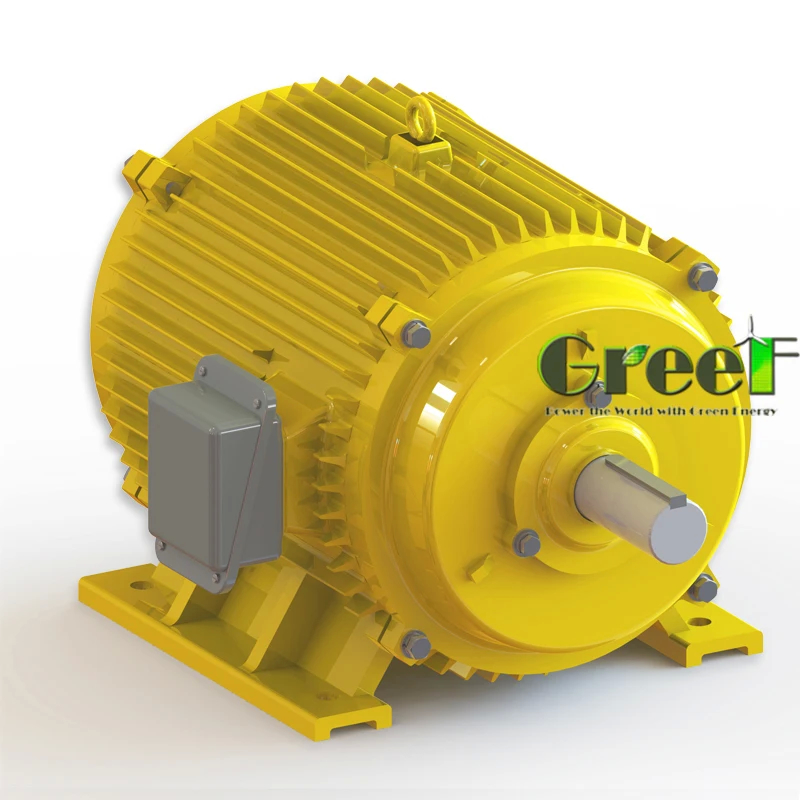 Elektriciteitsopwekking Laag snelheid laag toerental per minuut permanentmagneet alternator Nominale frequentie 50Hz/60Hz