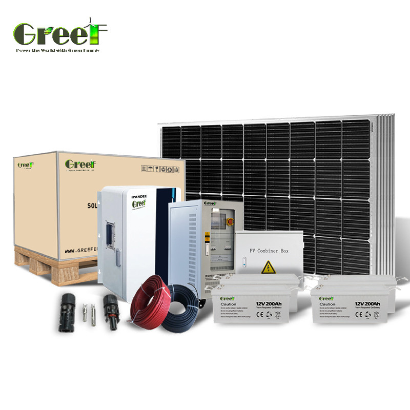 5kW Off Grid zonne-energiesysteem met MPPT-ladingscontroleur 48-240V uitgangsspanning