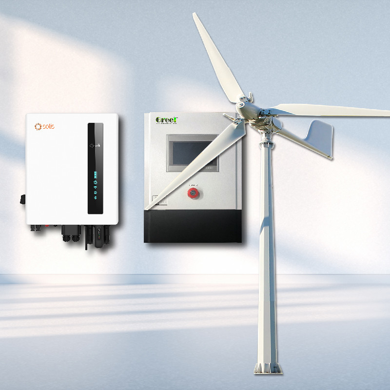 5KW 10KW 20KW 30KW Laag startwindsnelheid Pitch Control Windturbine Horizontale windgenerator