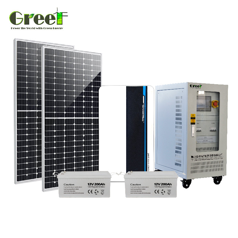 5kW laadvermogen Klein zonne-energiesysteem met PWM-ladingscontroleur