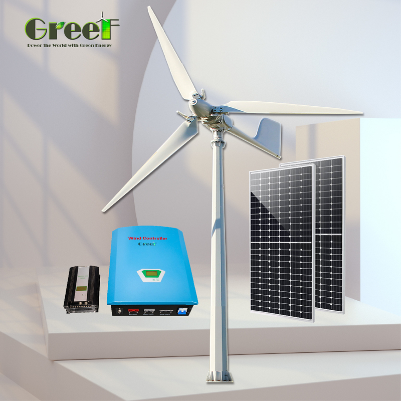 Monokristallijn siliciumpanelen Off Grid Power System 48-240V Uitgangsspanning