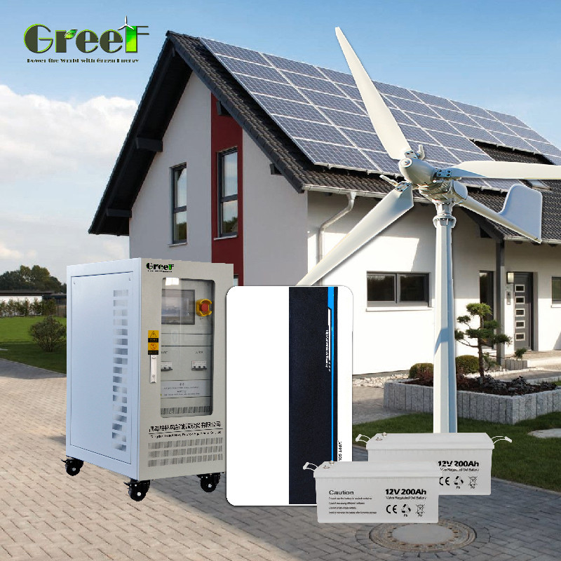 5kW laadvermogen Klein zonne-energiesysteem met PWM-ladingscontroleur