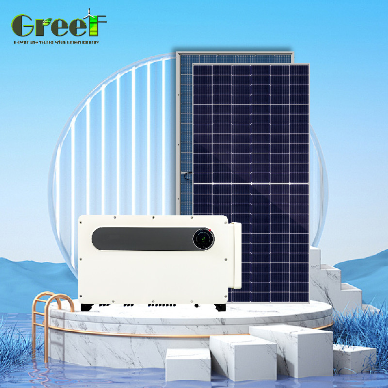 Smart Grid Tie Solar System 1kW-100kW Capaciteit met netto meting en systeembewaking