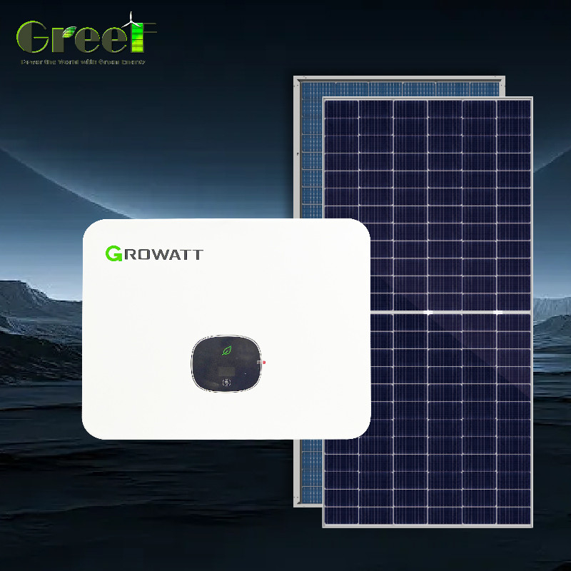 Smart Grid Tie Solar System 1kW-100kW Capaciteit met netto meting en systeembewaking