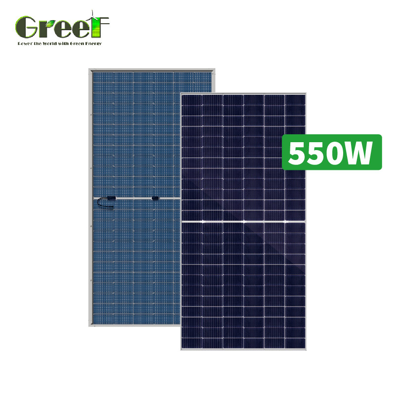 Real-time Monitoring grid tie zonnepaneelsysteem 1kW-100kW Capaciteit Monokristallijnt paneel
