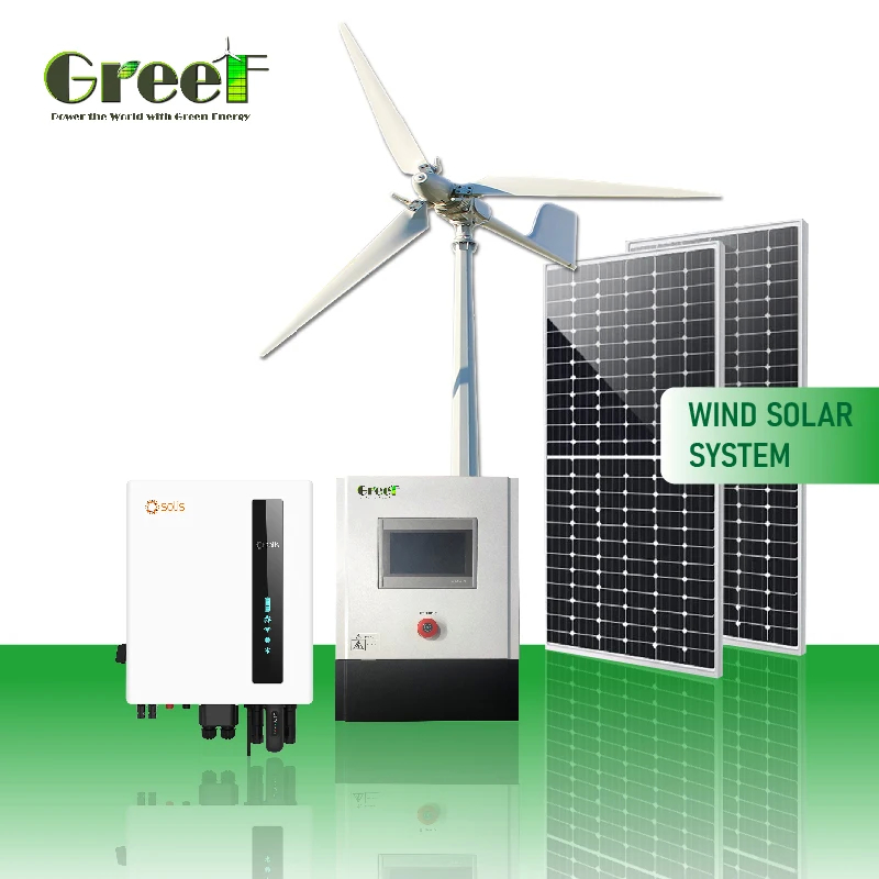 Windturbine met driefasige permanente wisselstroommagneetgenerator 5 kW