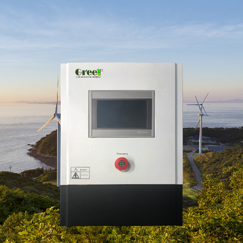 3kw 5kw lcd touchscreen display On Grid Controller met dumpbelasting voor windgeneratoren