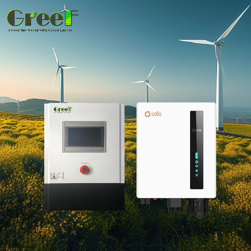 3kw 5kw lcd touchscreen display On Grid Controller met dumpbelasting voor windgeneratoren