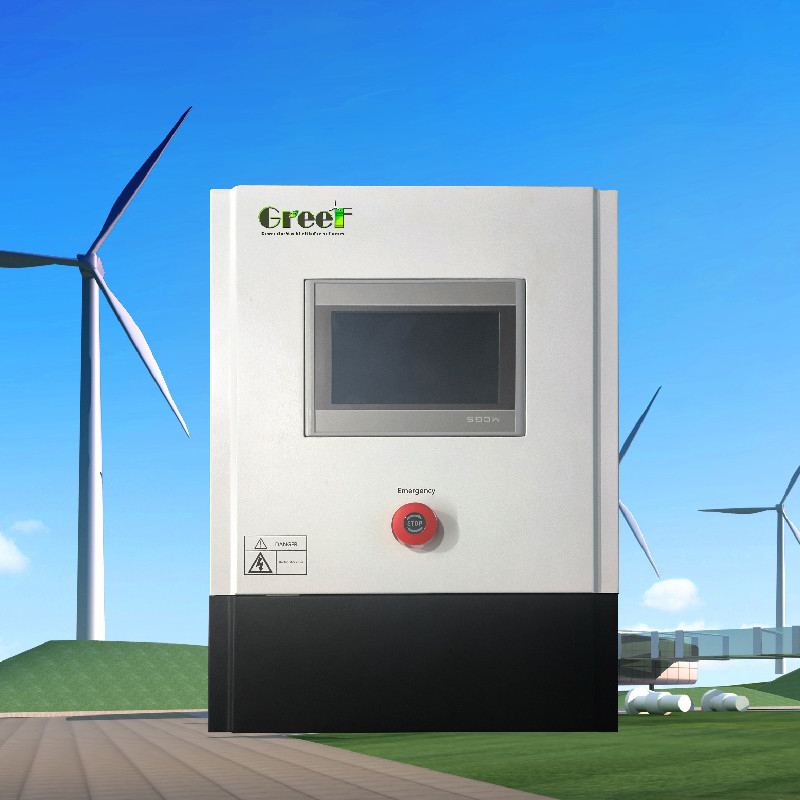 3kw 5kw lcd touchscreen display On Grid Controller met dumpbelasting voor windgeneratoren