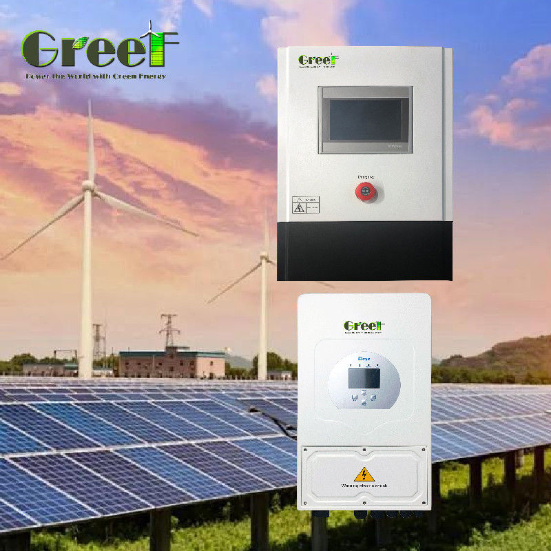 Professionele 5 kW tot 100 kW netgebonden windcontroller met LCD-aanraakscherm en externe monitor via APP