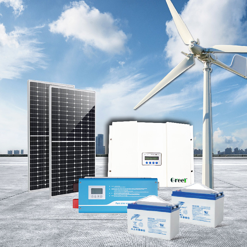 GBBC Windcontroller 48V/240V PWM/MPPT LCD-modus onder spanning 40.8V/210V Verstelbaar