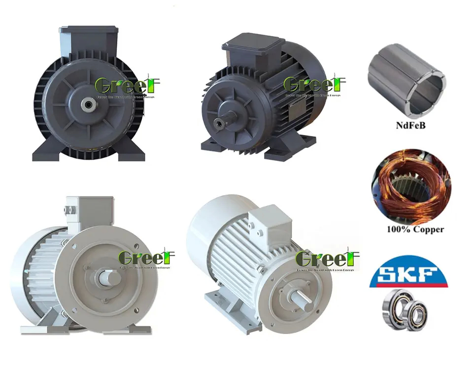 De lage van de de Energie Permanente Magneet van T/min Vrije Generator 5kw 10kw 50kw 200kw