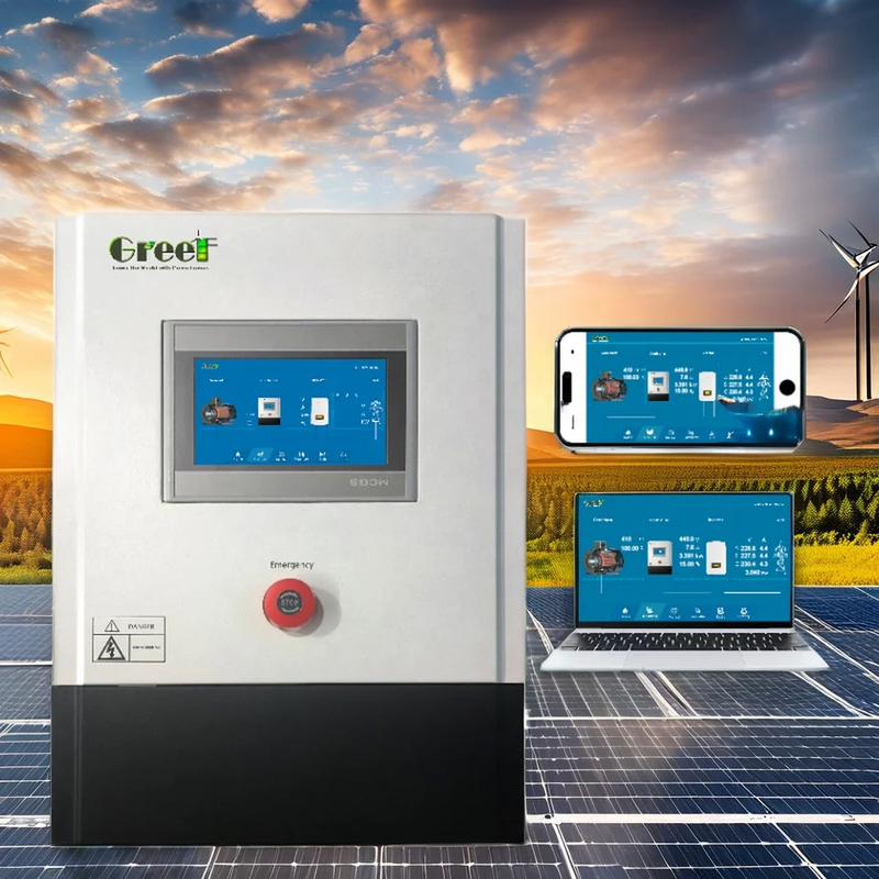 Geavanceerde 5kw 750VDC Driefasig netgebonden windturbinecontroller Verbeterde energieopwekking Communicatie-interface Grondfout