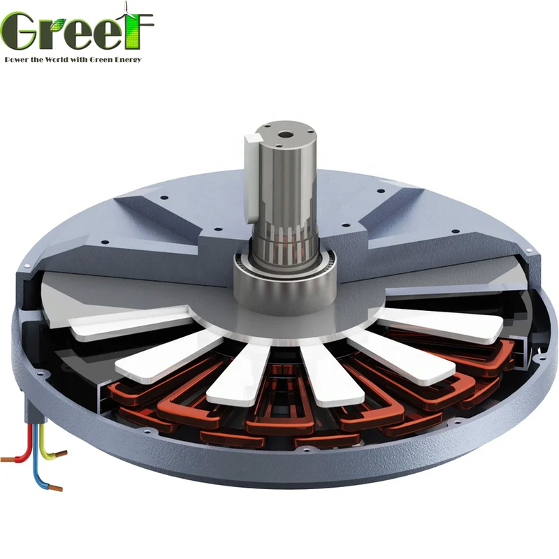 3 fase type kernloze generator laag startmoment 16-20 polen
