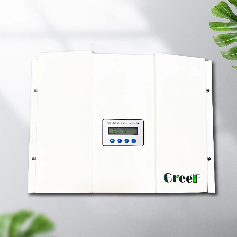DCS gedistribueerd besturingssysteem met LCD-MPPT-modus en vermogensafname ≤3W Winddumpbelastingspanning Vmax * instelbaar 150V/400V