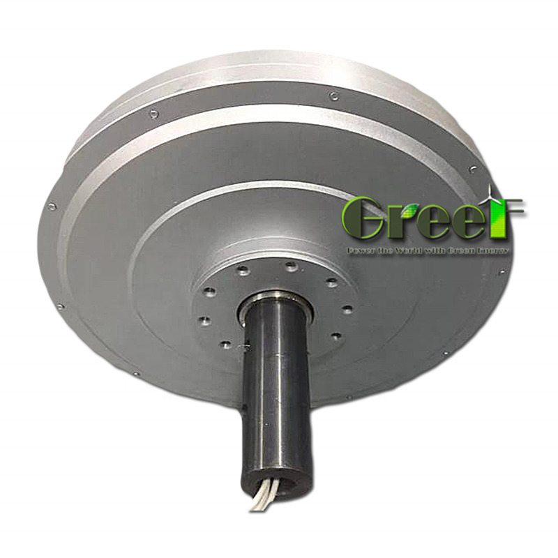 12-450V aangepaste kleine luchtkloof kernloze permanente magneetgenerator met externe rotor / interne rotor structuur
