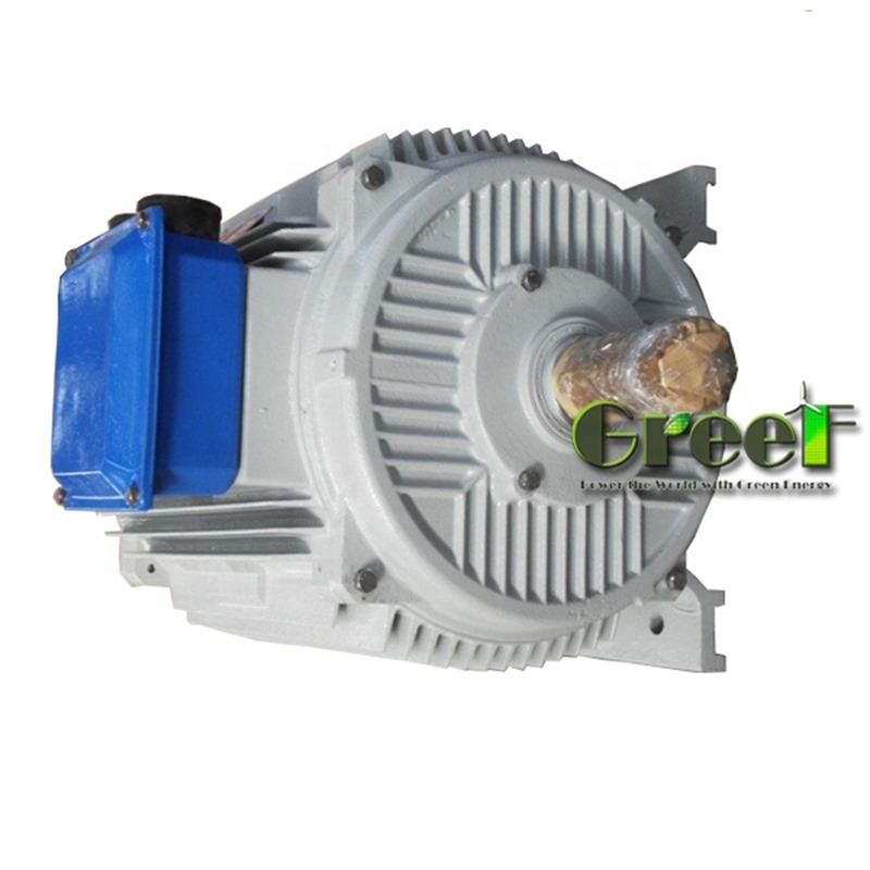 60/50Hz Frequentie 20--3000rpm Nominale Rotatiesnelheid Permanente Magneet Generator Met Borstelloze DC Motor En Aandrijftechnologie