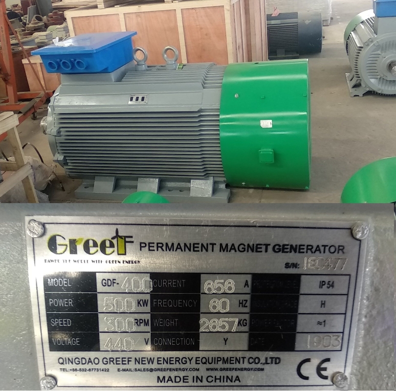 415V 380V Permanente Magneet Alternator Generator voor Maleisië, Thailand en de Filipijnen