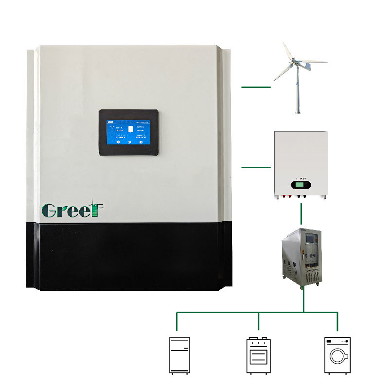 AHCC Off-Grid Controller met LCD-scherm en PWM-ontladingsmethode voor 380V maximale invoerspanning