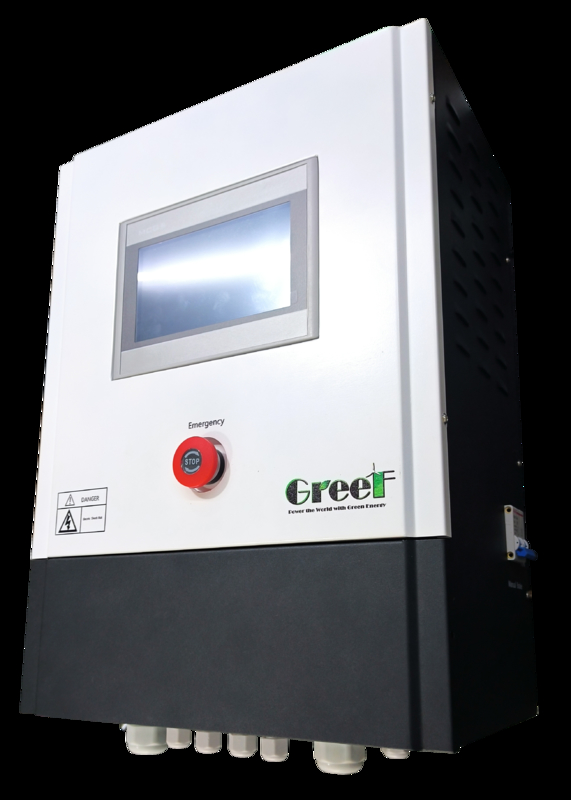 Netgebonden windturbinecontroller met beschermingsfunctie LCD touchscreen en mornitoring