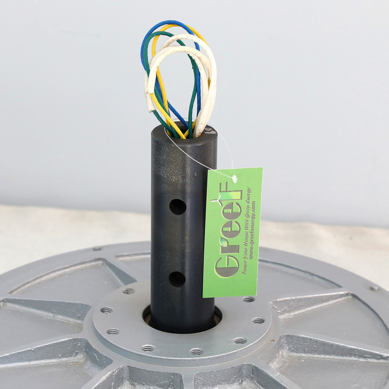van de de Schijf Permanente Magneet van 2kw Coreless Generator 3 FaseElektriciteitsopwekking