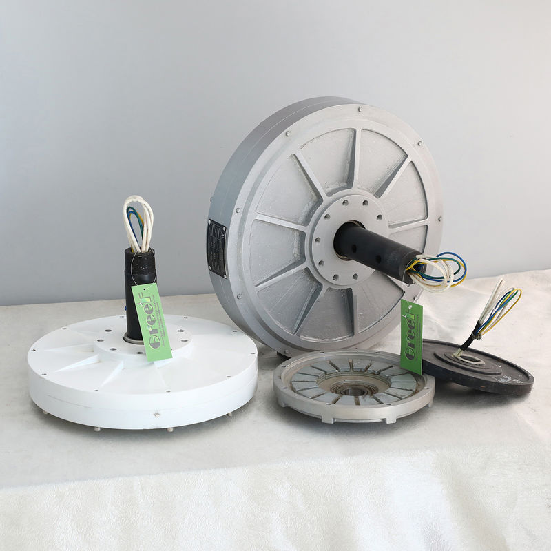 Coreless Axial Flux Permanent Magnet Generator met Low Start Torque High Efficiency en onderhoudsvrij ontwerp
