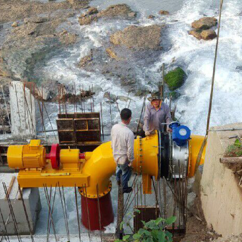 Een laagversnellingsgenerator voor permanente magneten met NdFeB-magneet en onderhoudsvrije Hydro PMG-operatie