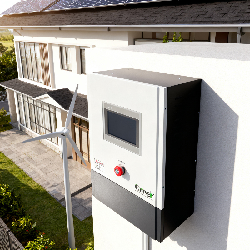 On-grid controller met IP65 buitenbescherming, dubbel veiligheidscontrolesystemen en driefase dumpbelastingsremsysteem