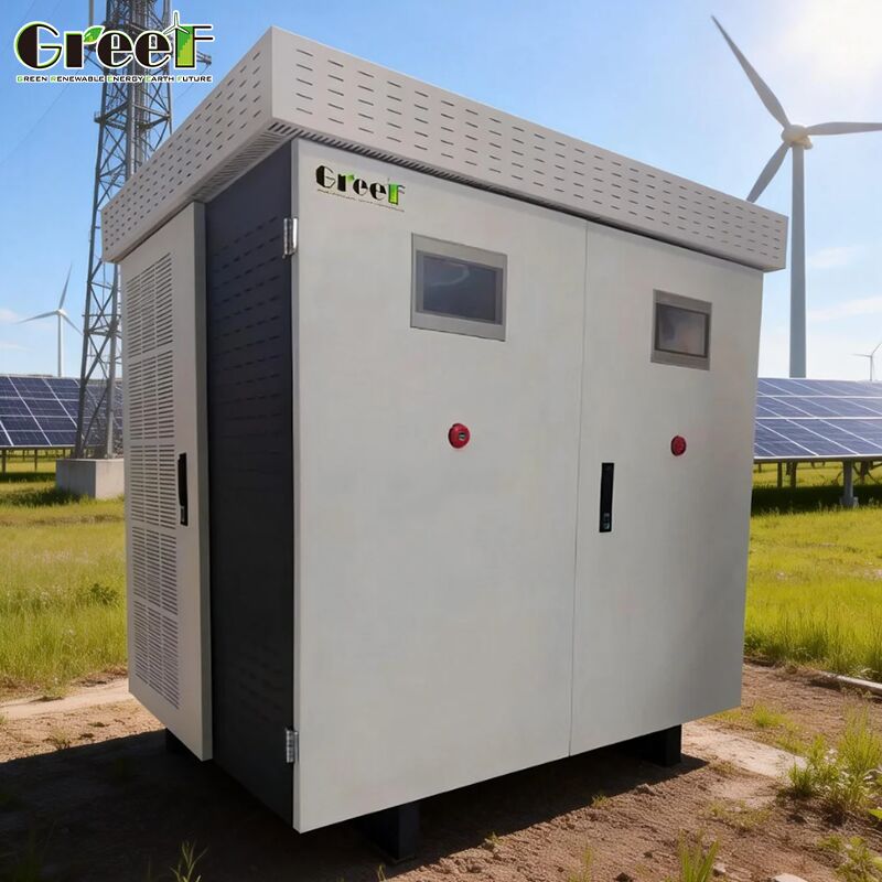 Generator Hybride converter met lithium-ion batterij 95% maximaal rendement en LCD touchscreen voor energiebeheer