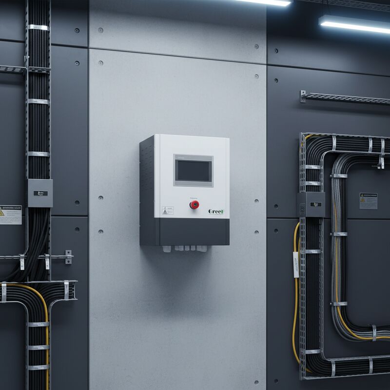 LCD-aanraakscherm On Grid Controller met RS485 USB GPRS WIFI Ethernet-communicatie-interface en 1,5 kW tot 100 kW uitgangsvermogen