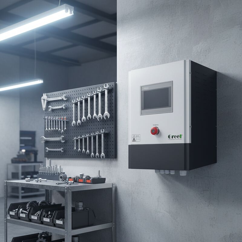 Handmatige Functie Reset op Grid Controller met Geforceerde Luchtkoeling en Geregelde Voedingsuitgang voor Efficiënt Energiebeheer