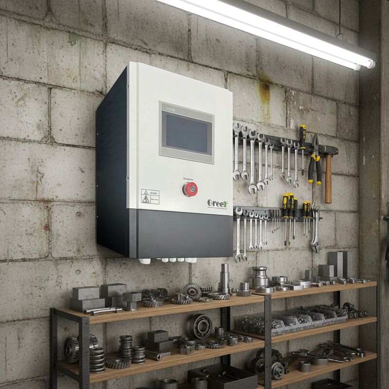 Hoge efficiëntie ≥98% op netcontroller met 220V-600V spanningsbereik en LCD touchscreen voor windenergiesystemen