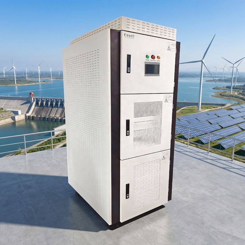Maximaal rendement 95 procent Op het net regelaar nominale vermogen 100kw 150kw 200kw 250kw 300kw 500kw 600kw 700kw 800kw 1000kw wisselspanning werkbereik 150V tot 550V