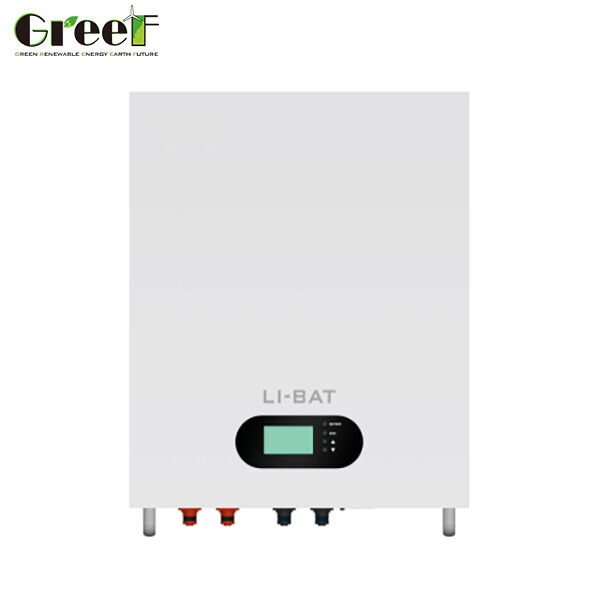 Ingebouwde BMS-energieopslag-lithiumbatterie met 51,2 V systeemspanning en 6000+ cyclusduur voor zonne-, wind- en waterkrachtsystemen