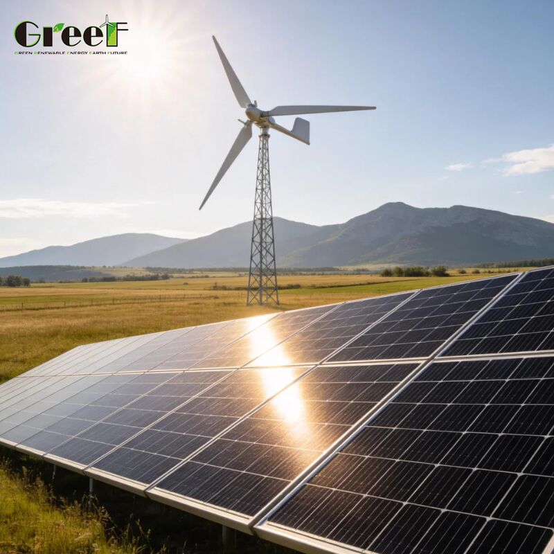 Commercieel Hybride Zonne-energiesysteem met MPPT-controller, RS485/CAN/USB-interfaces en 95% efficiëntie voor energieoplossingen
