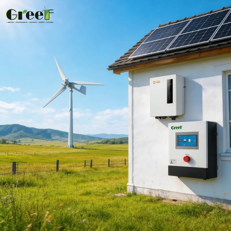 4000 m werkhoogte 95% efficiëntie Hybride zonnestelsel Wind-zonne hybride generator voor net- en off-grid toepassingen