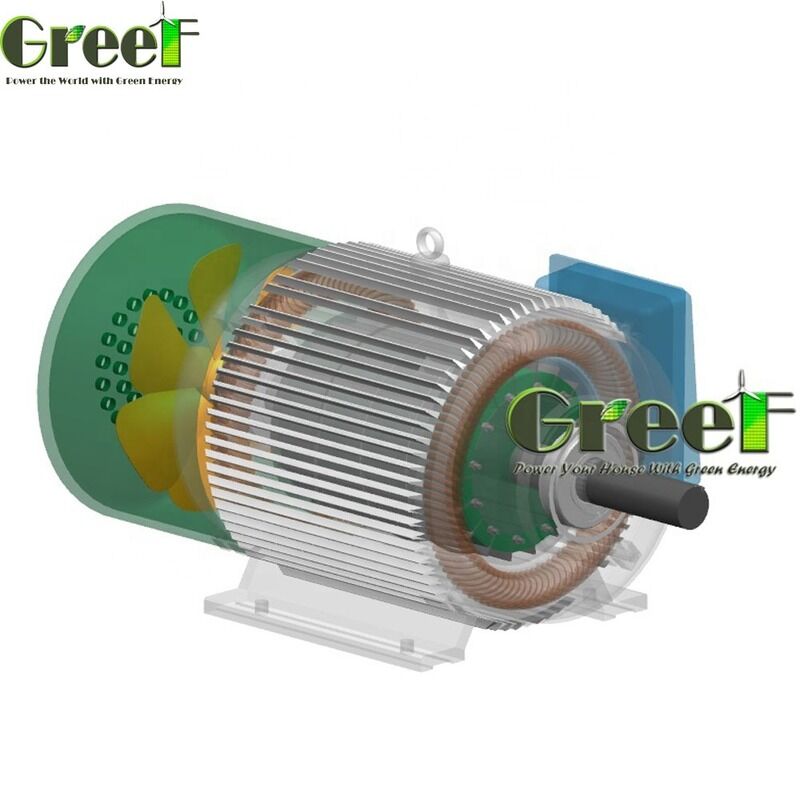 Spanning doorgaans 12 V tot 480 V Motor met laag toerental, ideaal voor zware machines. Het uitgangsvermogen varieert op basis van de behoeften van de klant