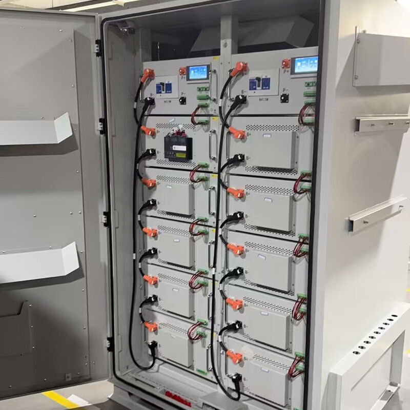 Outdoor Battery Cabinet with 3.2V 314Ah Cells and 16 kWh Rated Energy Featuring Industrial Air Cooling