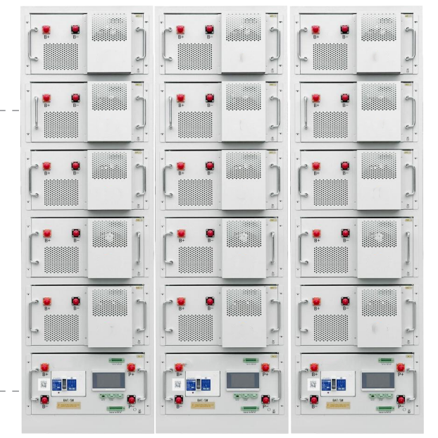 Op maat gemaakte batterijgrootte LiFePO4-batterij met 6000 cyclustijden en Smart BMS voor opslag van hoogspanningsenergie