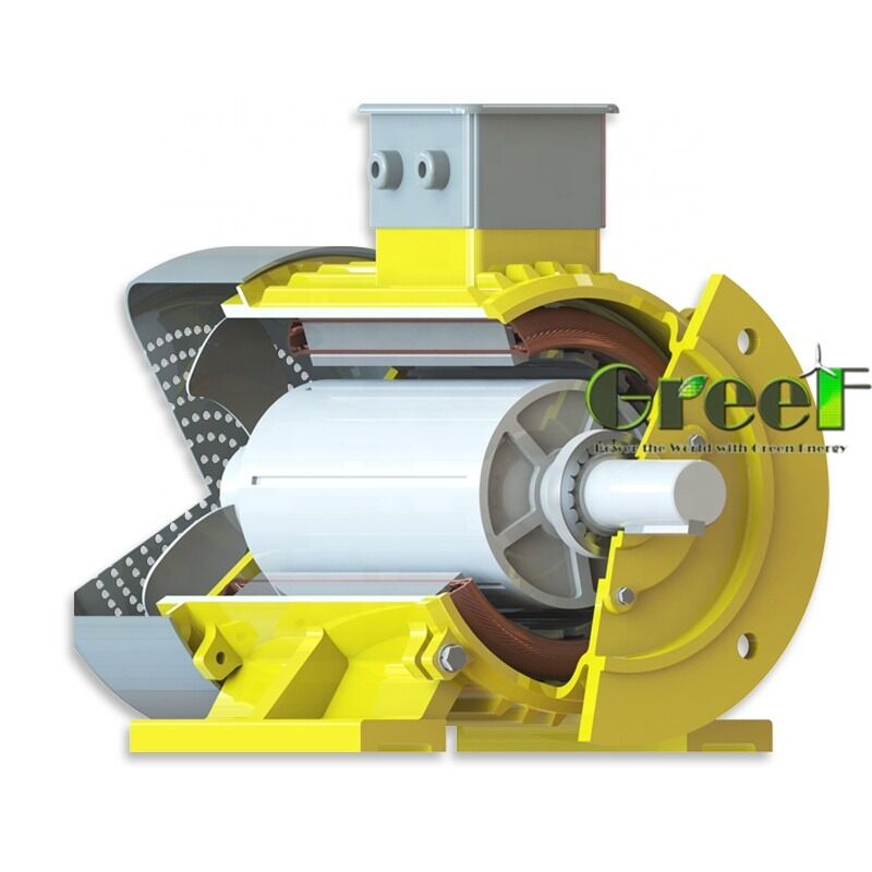 100% koper wikkeling lage snelheid permanente magneetgenerator met IP54 bescherming voor industriële toepassingen