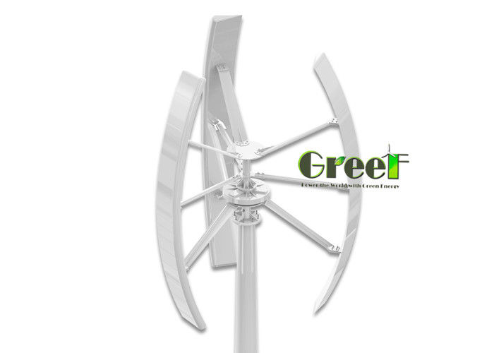 3 M/s Snijwindsnelheid Verticale as Windturbine 3 stuks FRP-bladen voor windenergie