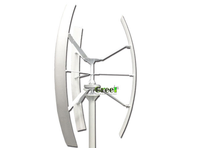 3 M/s Snijwindsnelheid Verticale as Windturbine 3 stuks FRP-bladen voor windenergie