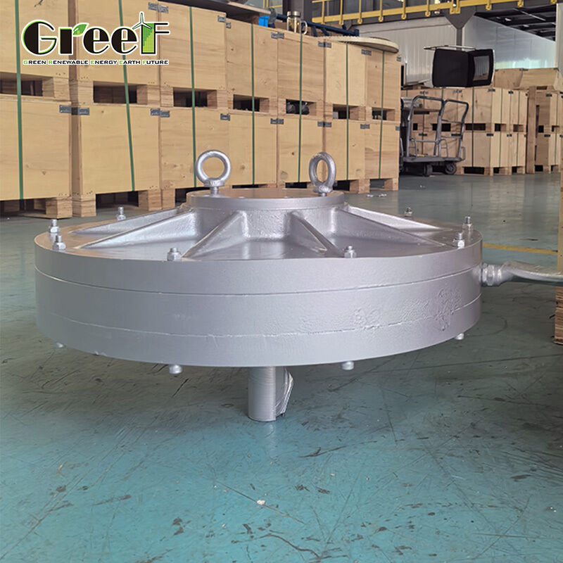 Gearless Direct Drive Coreless Permanent Magnet Generator met meer dan 85% efficiëntie en minder dan 0,1 N.M startmoment