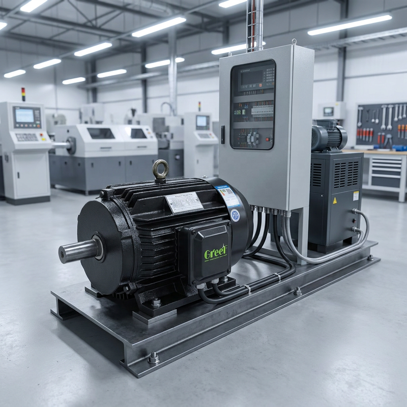 IE5 High Efficiency Permanent Magnet Synchrone Motor met 97% efficiëntie en 0,55-315 kW vermogen