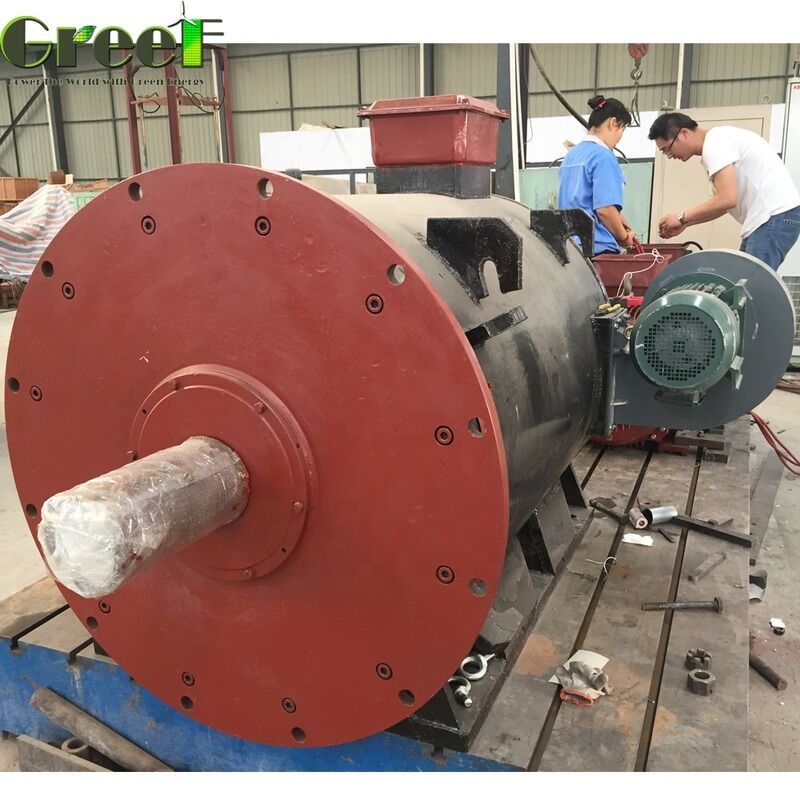100% koperen wikkeling 3-fase wisselstroom permanente magneetgenerator met variabele rotatiesnelheid en IP54 bescherming