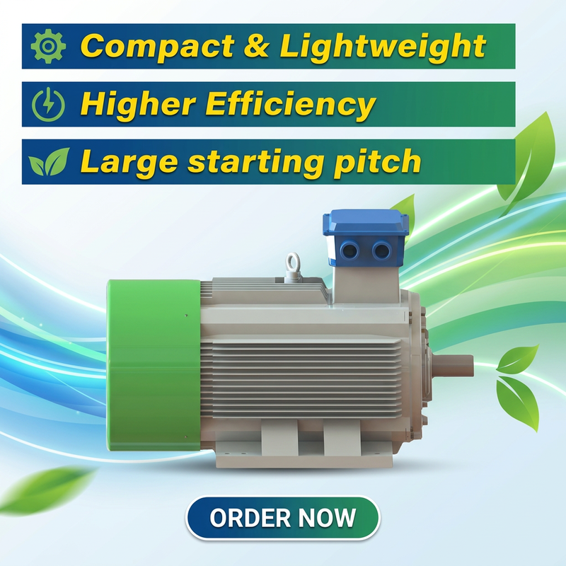 100% Copper Winding Permanent Magnet Generator with 12000 RPM High Speed and Custom Color Options