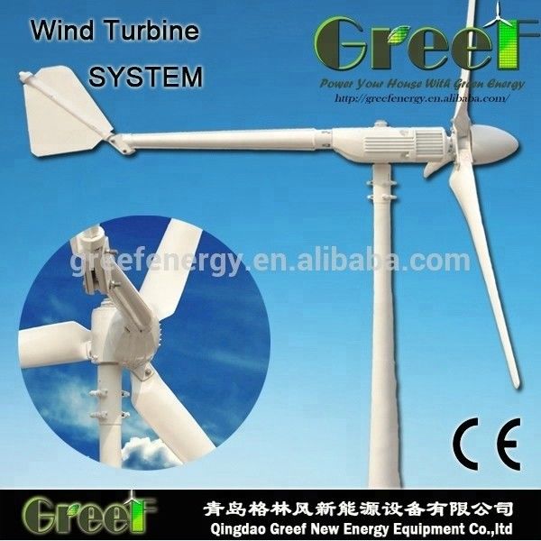 10KW de Turbine van de de Windgenerator van Mini On /Off-grid voor Huisgebruik met Ce-Certificaat