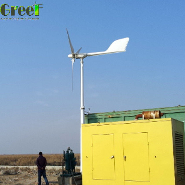 Rooftop Grid Tie Inverter Pitch Control Windturbine Generator Windmolen Ventilator 10KW